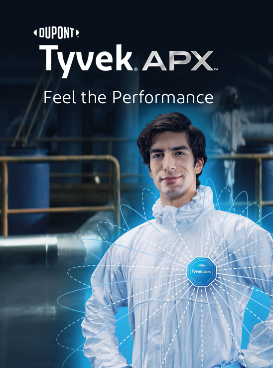 DuPont Tyvek APX 400 protective clothing