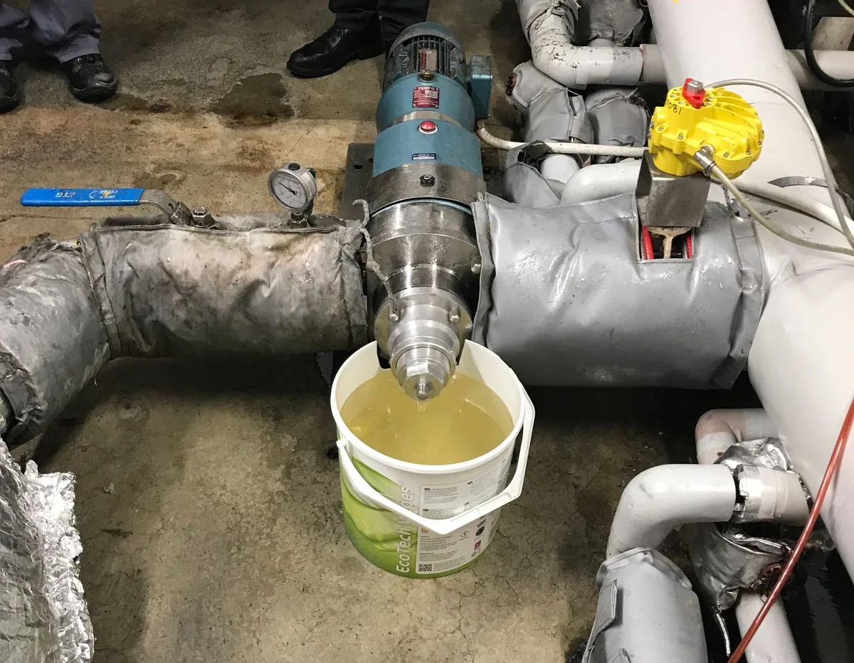 glycol pump leak