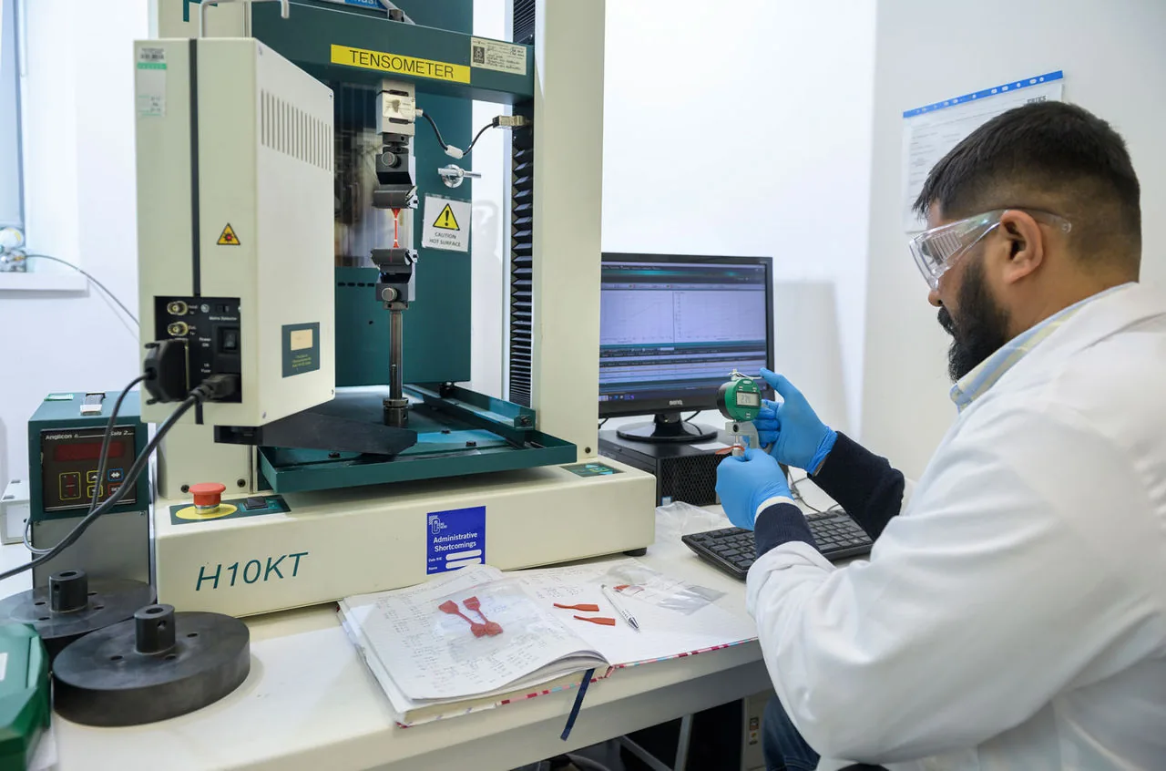 Warrington materials testing